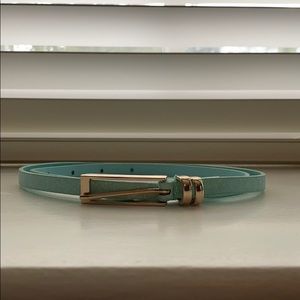 Sparkly light blue belt